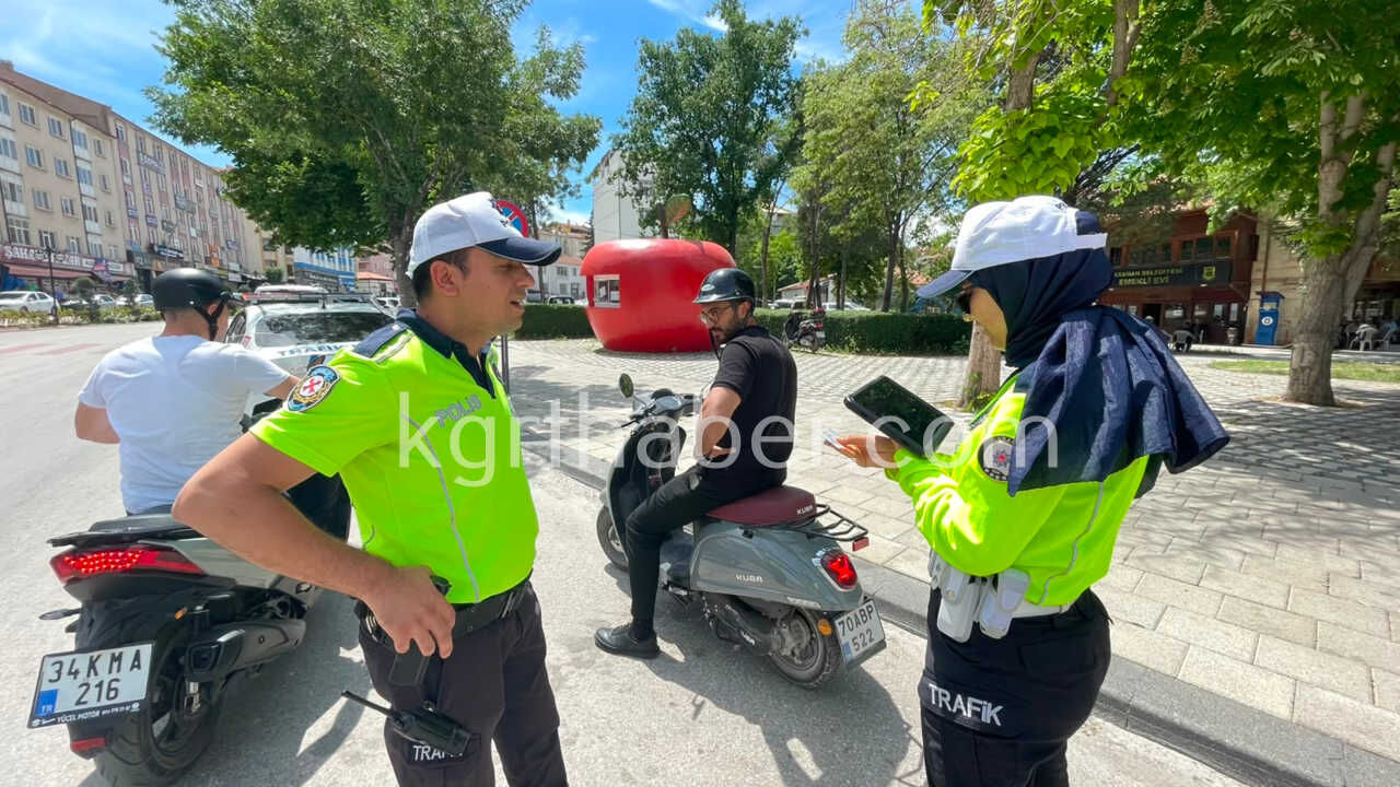 Karamanda Havalarin Isinmasiyla Artan Motosikletlere Siki Denetim0