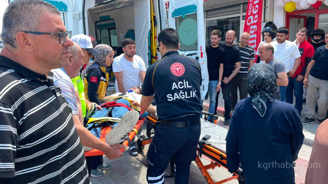 Karamanda Kaza Genc Motosikletli Yaralandi4