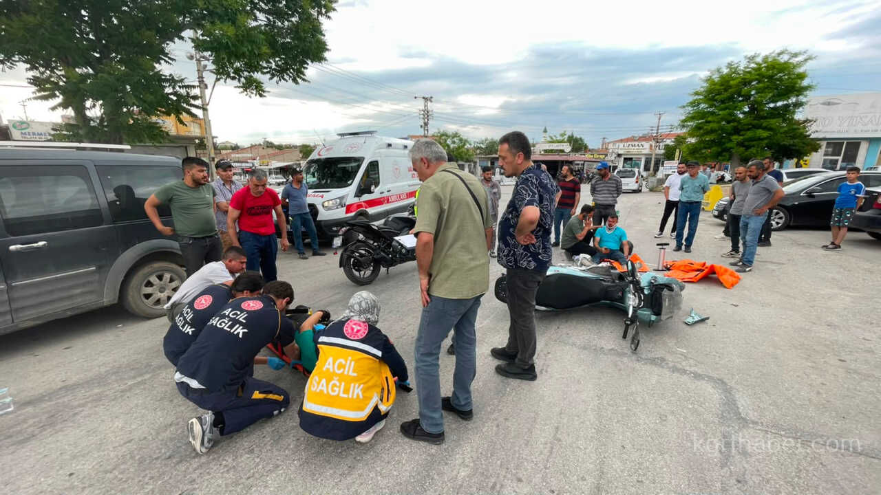 Karamanda Motosikletler Carpisti 2 Yarali6