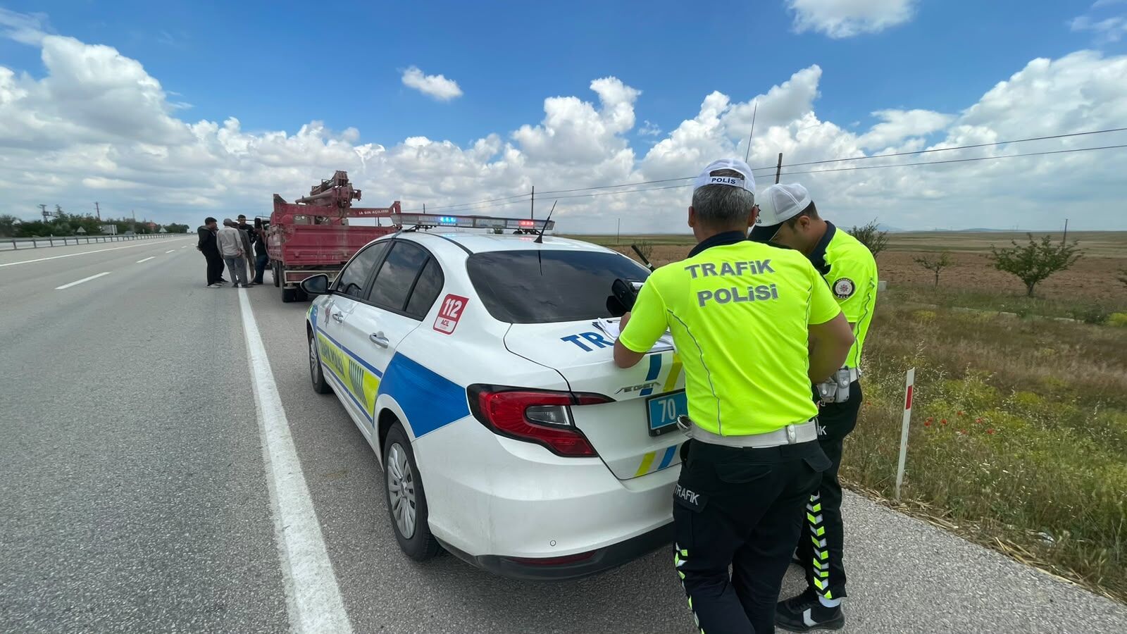 Karamanda Uygulamada Yakalandi 290 Bin Lira Ceza Arac Trafikten Men Edildi (1)