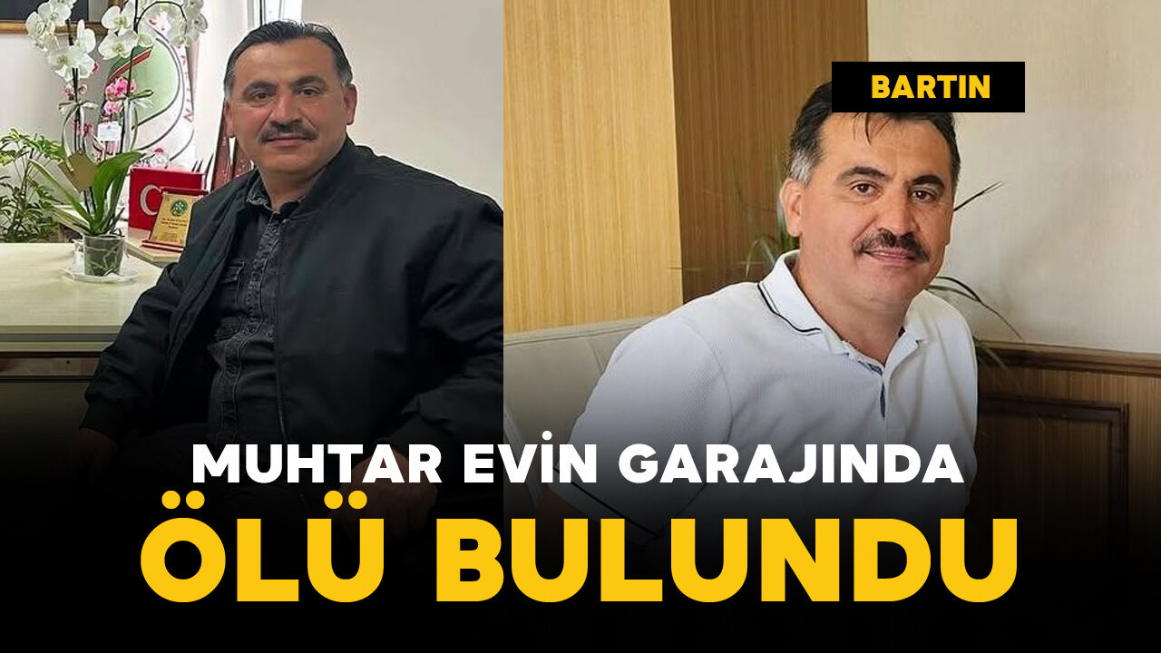 Muhtar evin garajında ölü bulundu