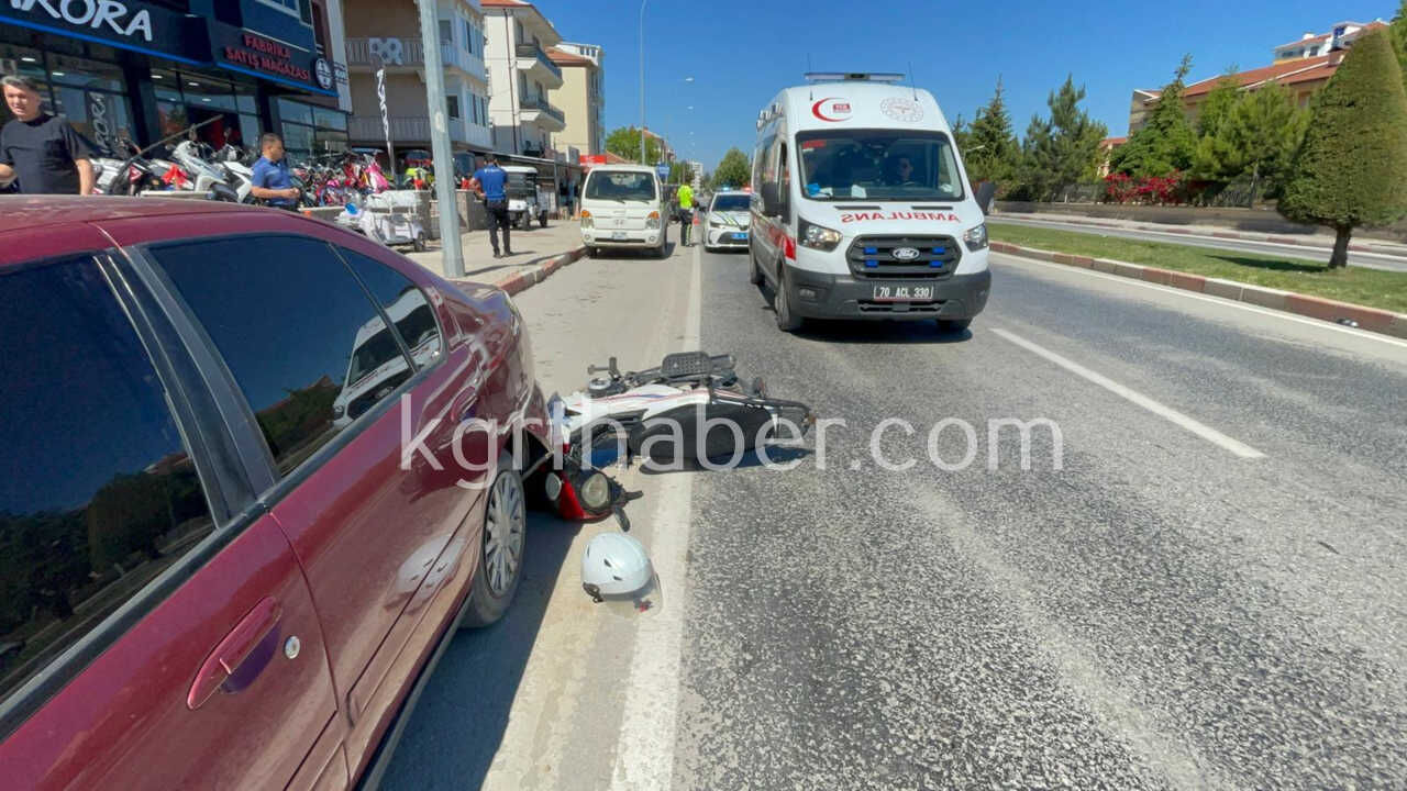 Tirla Carpisan Motosiklet Boyle Savruldu 1 Yarali1