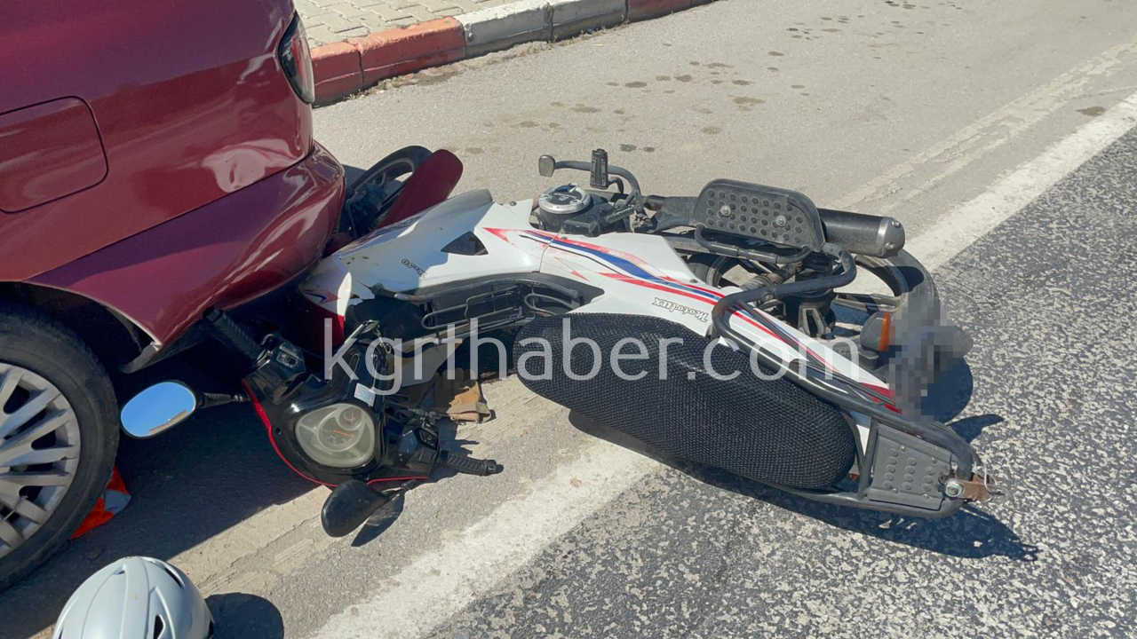 Tirla Carpisan Motosiklet Boyle Savruldu 1 Yarali7
