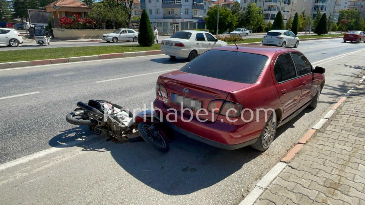 Tirla Carpisan Motosiklet Boyle Savruldu 1 Yarali9
