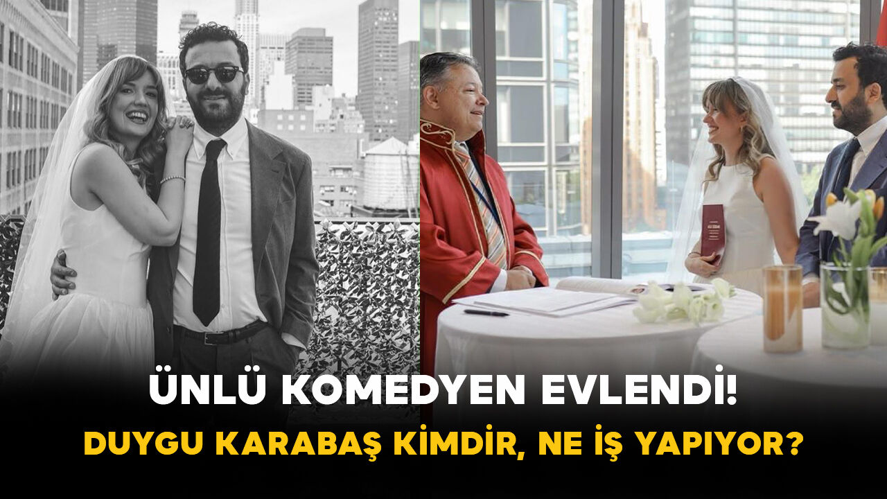 Ünlü komedyen evlendi! Duygu Karabaş kimdir, ne iş yapıyor?