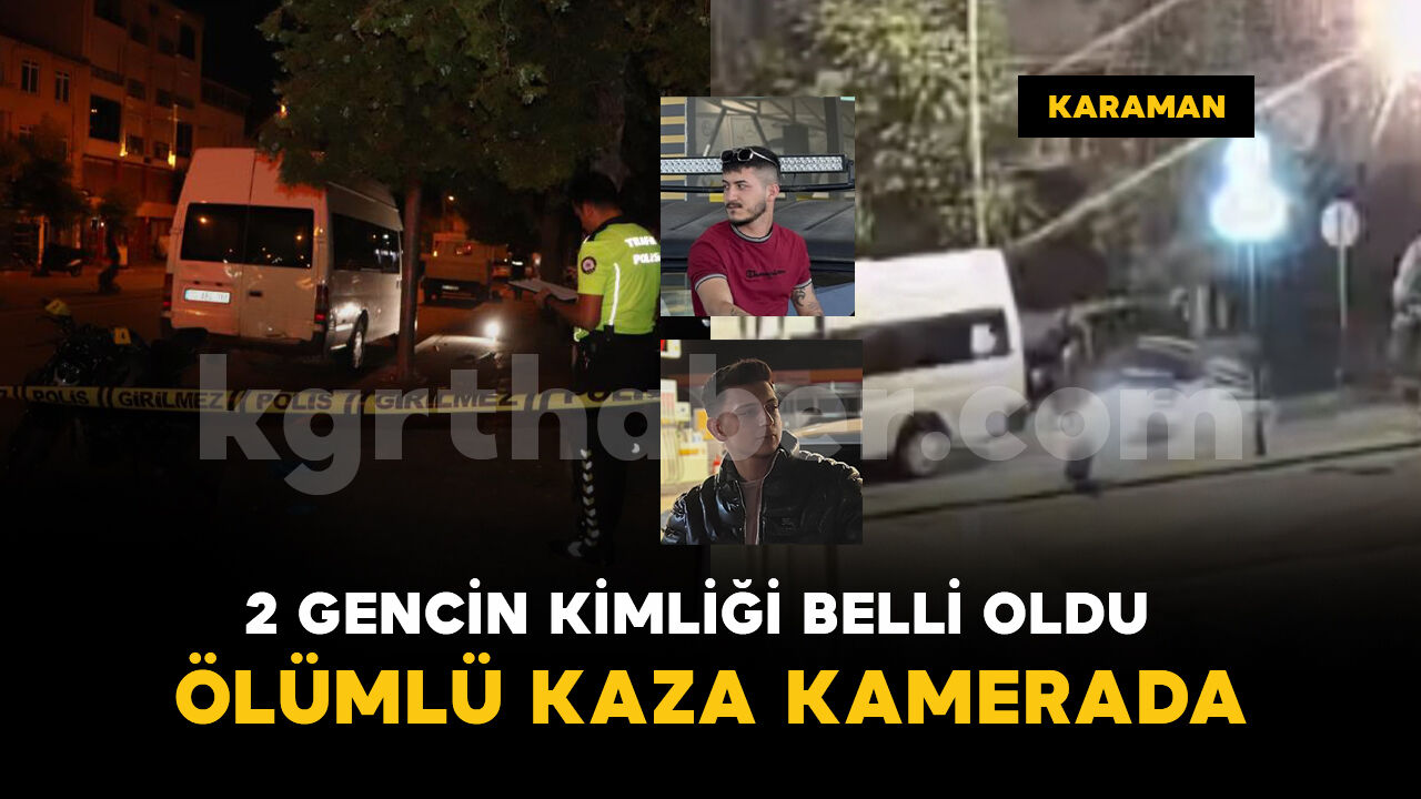 2 gencin öldüğü feci motosiklet kazası kamerada