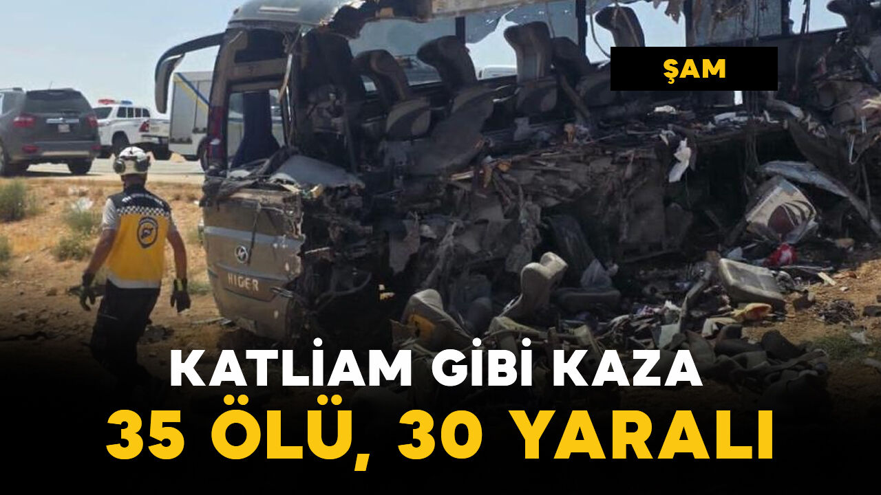2 otobüs kafa kafaya çarpıştı: 35 ölü, 30 yaralı