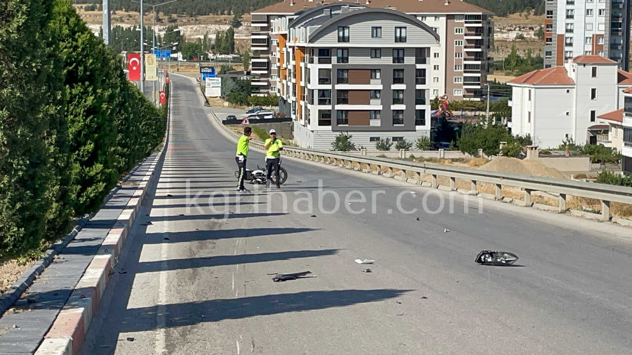 60 Metre Suruklenen Motosikletin Surucusu Yaralandi0