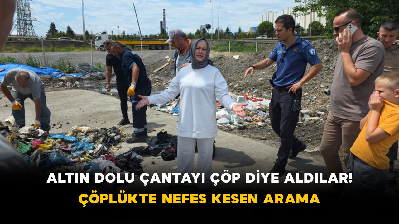 Altın Dolu Çantayı Çöp Diye Aldılar! Çöplükte Nefes Kesen Arama