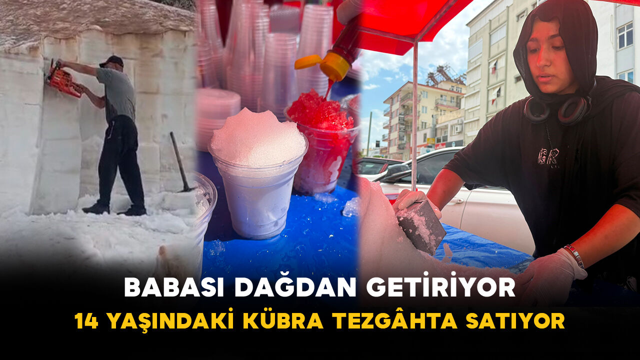 Babası Dağdan Getiriyor: 14 Yaşındaki Kübra Tezgâhta Satıyor
