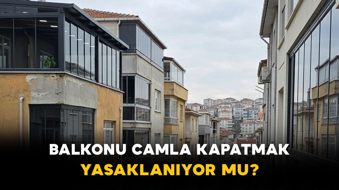 Balkonu Camla Kapatmak Yasaklanıyor mu?
