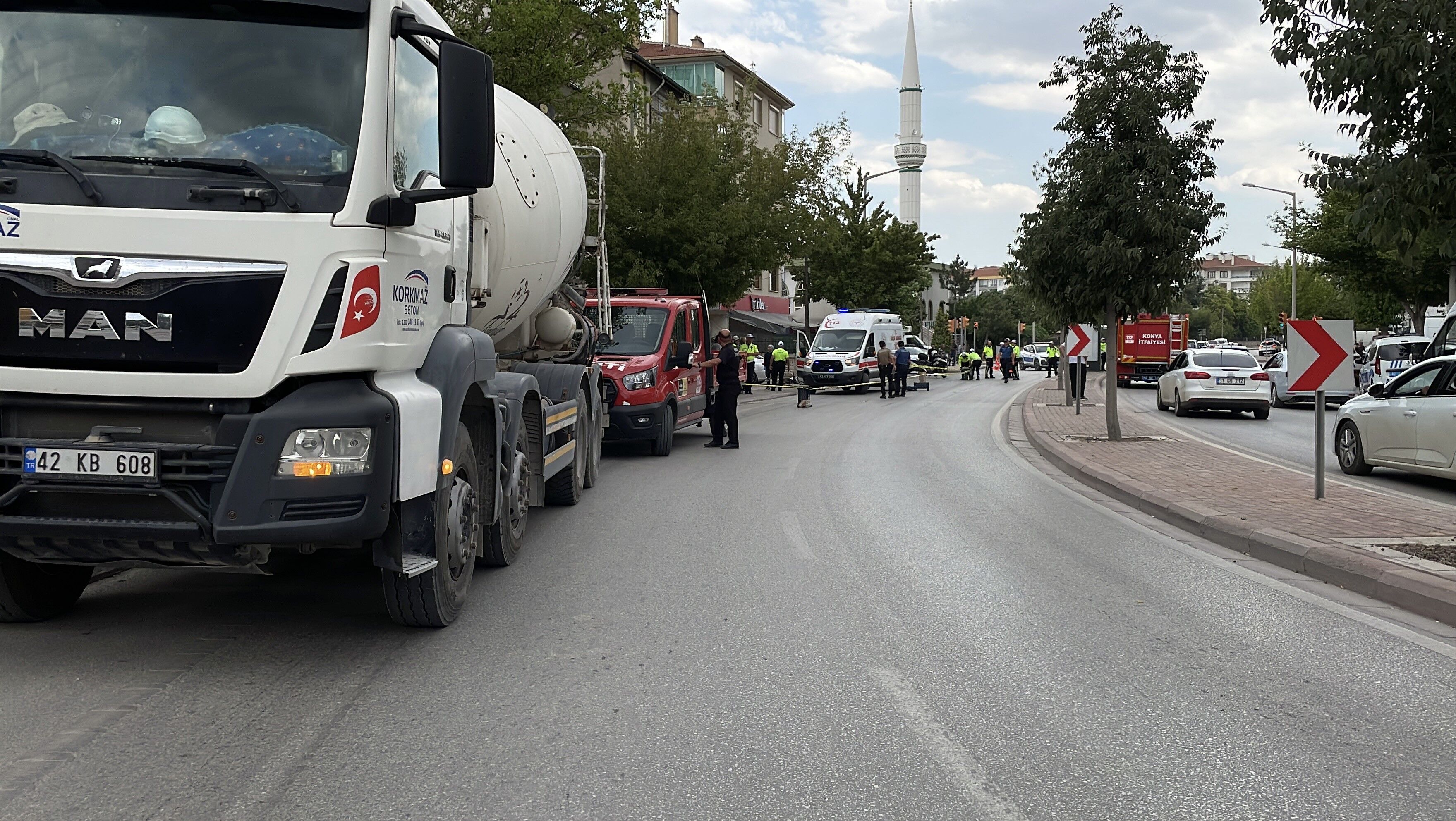 Beton Mikserinin Altinda Can Verdi (1)