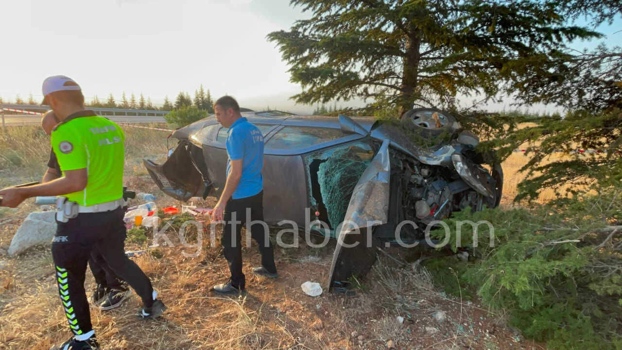 Hurdaya Donen Aractan Yarali Halde Kurtuldu2