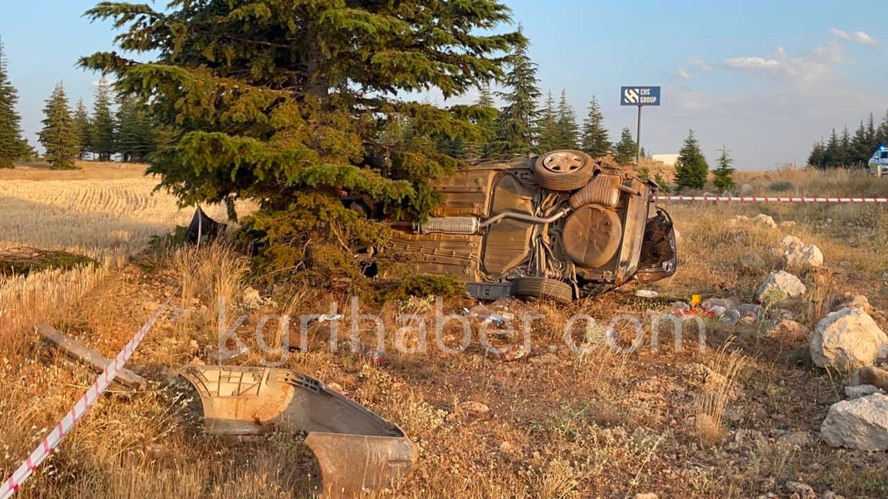 Hurdaya Donen Aractan Yarali Halde Kurtuldu8