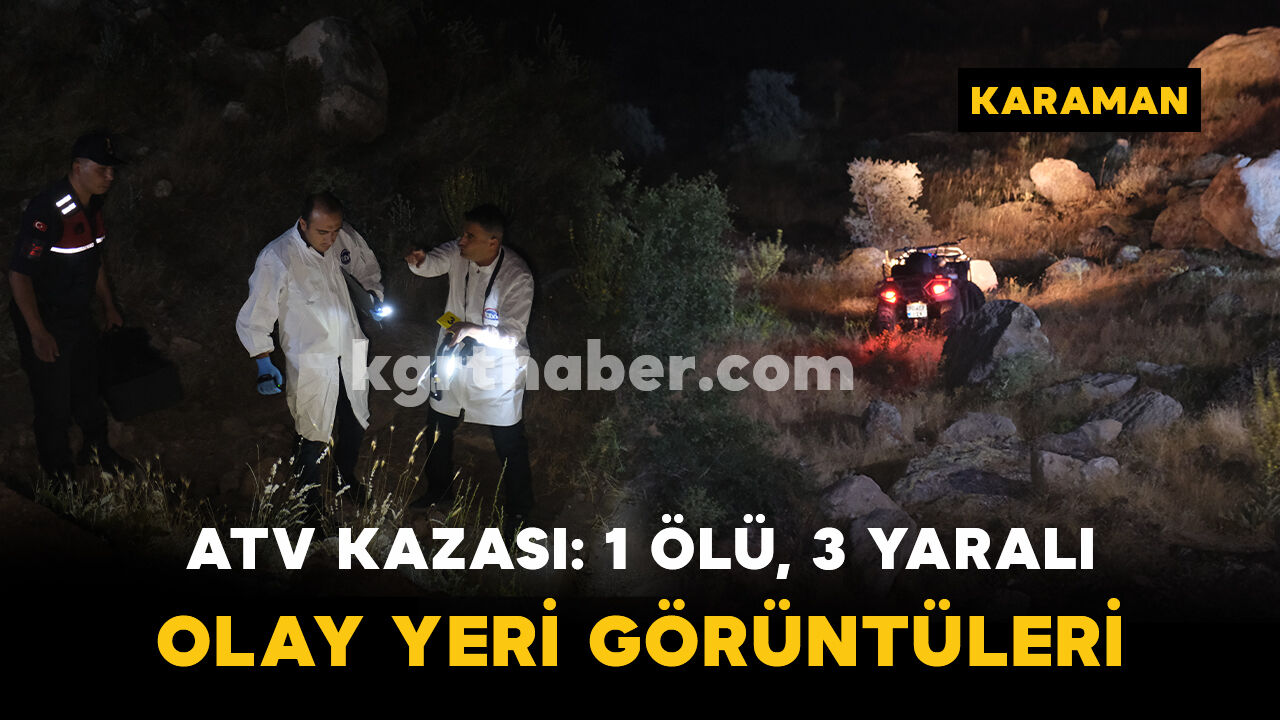 Karadağ'da ATV kazası: 1 ölü,3 yaralı
