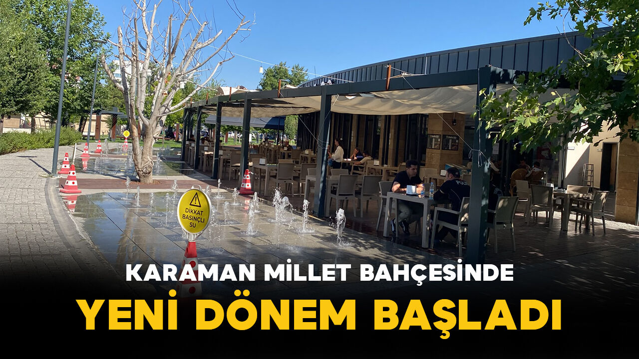 Karaman Millet Bahçesi'nin İşletmesi Devredildi!