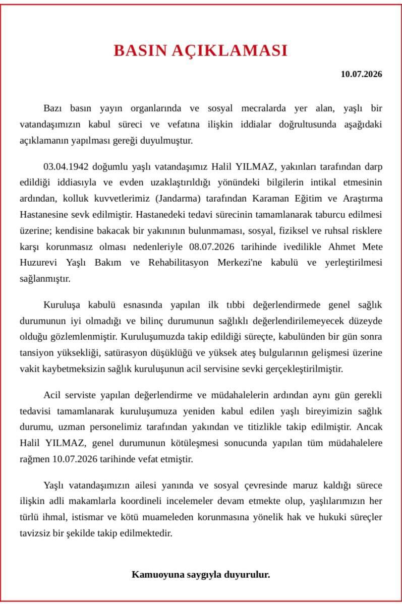 Karaman Valiliginden Ilk Degerlendirmede Genel Durumu Iyi Degildi Aciklamasi1