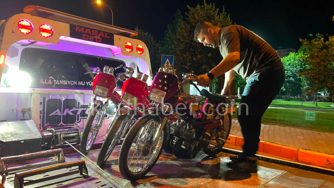 Karamanda Cift Motor Diye Bilinen 3 Motosiklete 344 Bin Lira Ceza8