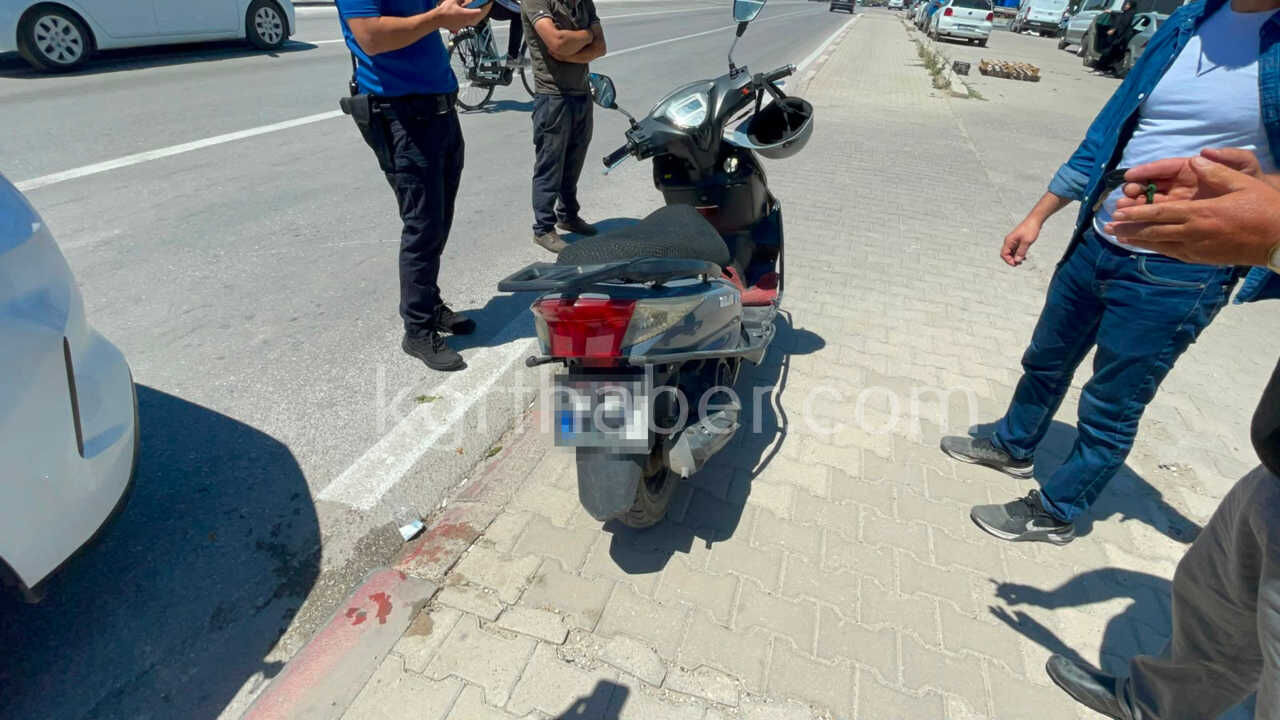 Karamanda Motosiklet Kazasi 1 Kisi Yarali6