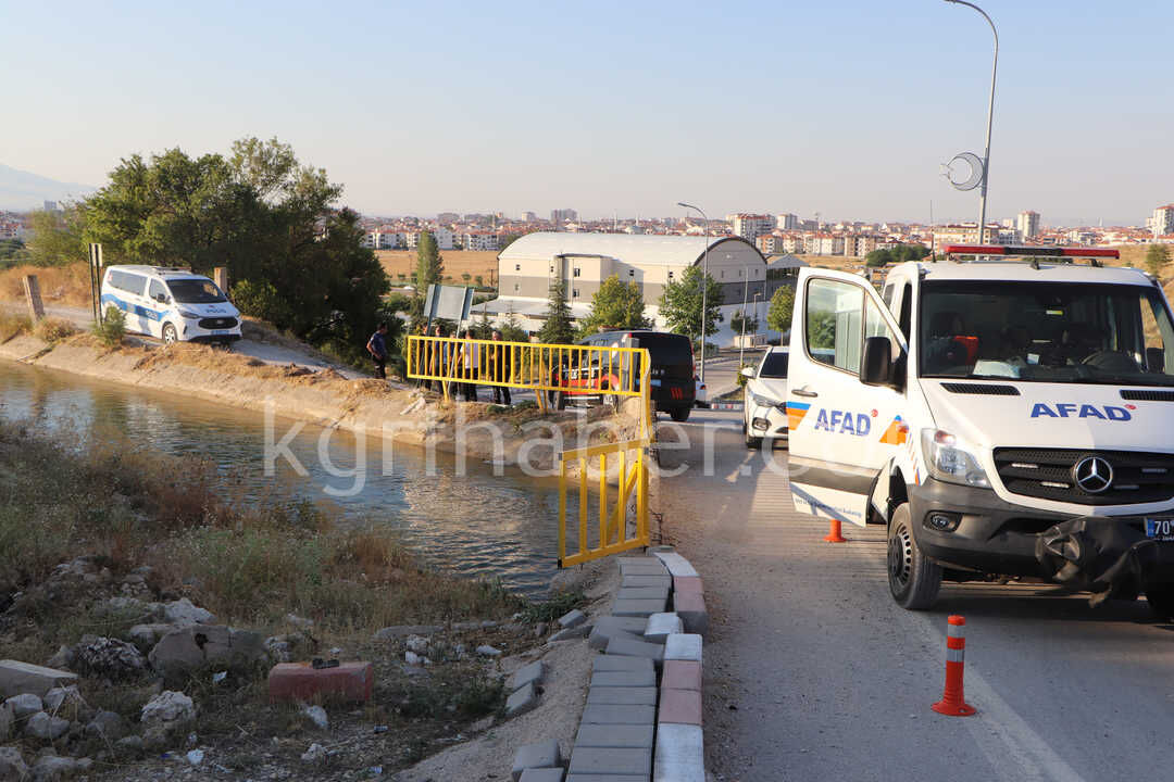 Karamanda Sulama Kanalinda Can Pazari Akintiya Kapilan Cocuklari Itfaiye Ve Afad Kurtardi (8)