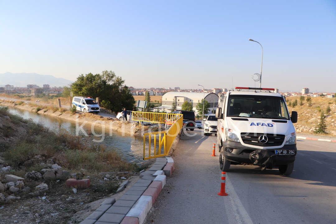 Karamanda Sulama Kanalinda Can Pazari Akintiya Kapilan Cocuklari Itfaiye Ve Afad Kurtardi (9)