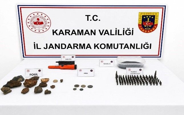 Karamanda Tarihi Eserler Ele Gecirildi 6 Tutuklama (3)