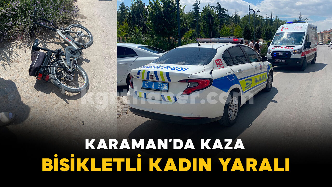 Millet bahçesi önünde kaza: Elektrikli bisiklet sürücüsü yaralandı