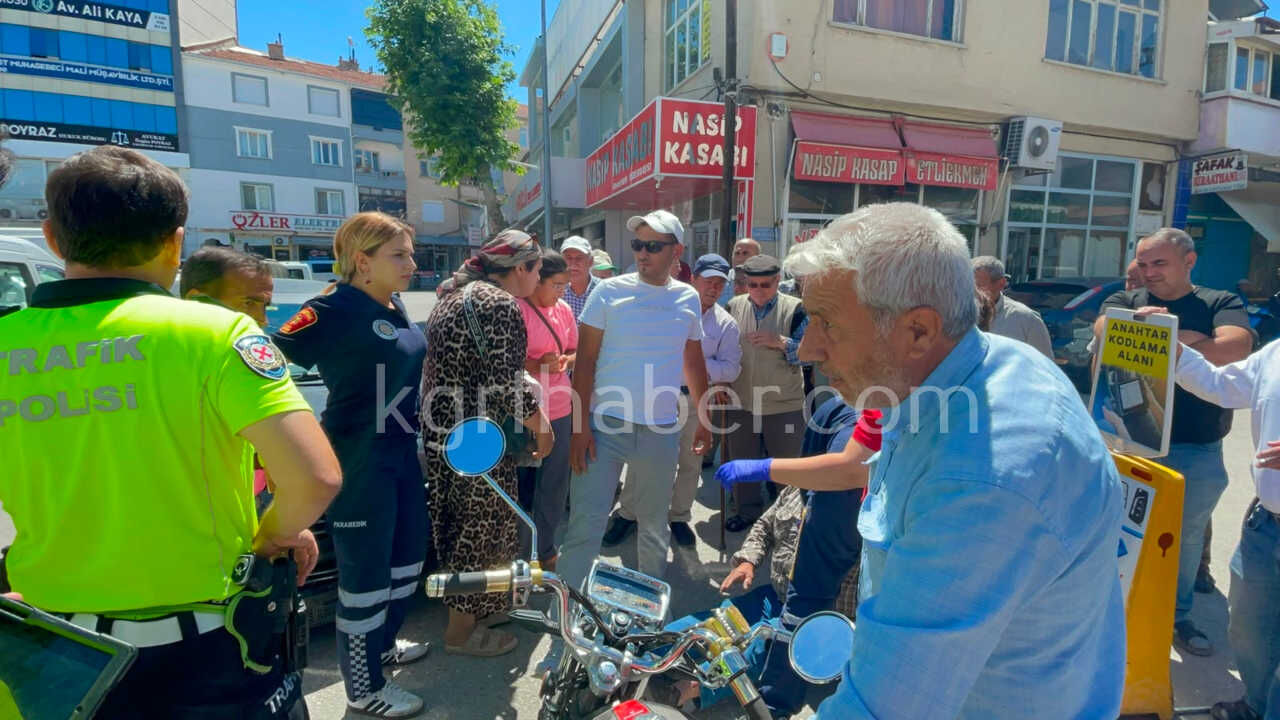 Yasli Motosiklet Surucusu Yaralandi0