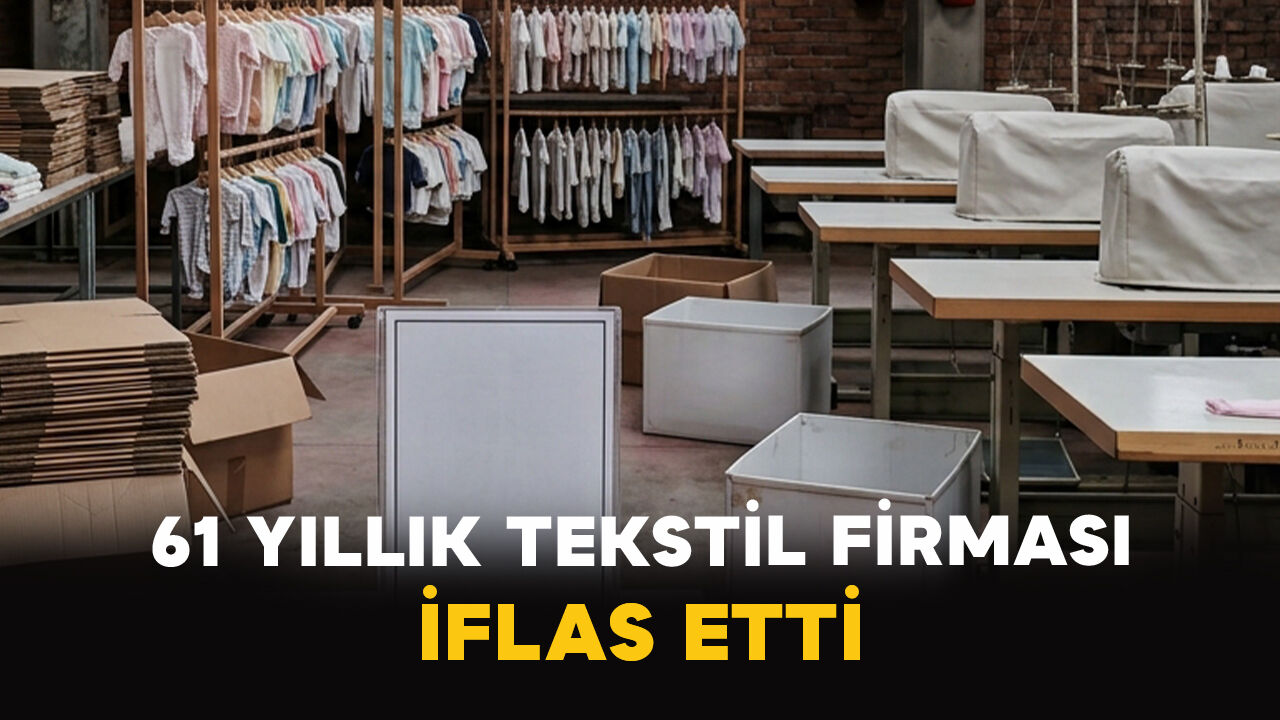 61 Yıllık Tekstil Firması İflas Etti