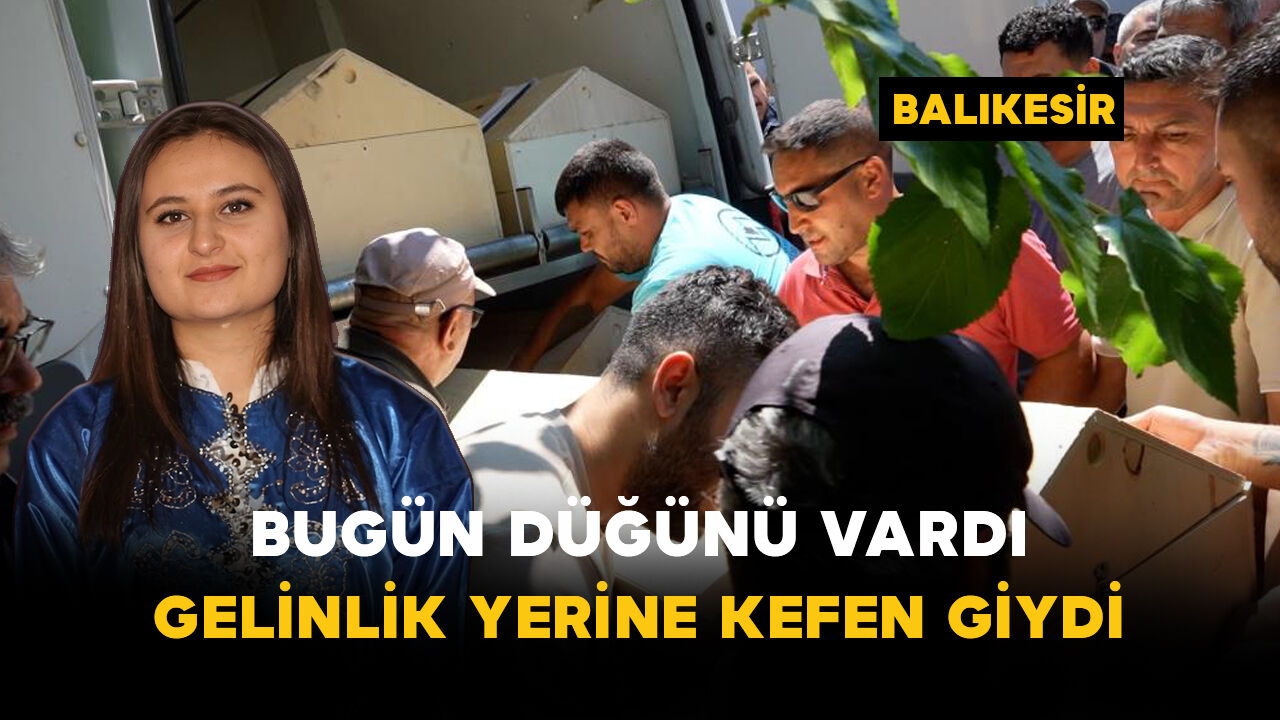 Düğün Günü Gelinlik Yerine Kefen Giydi