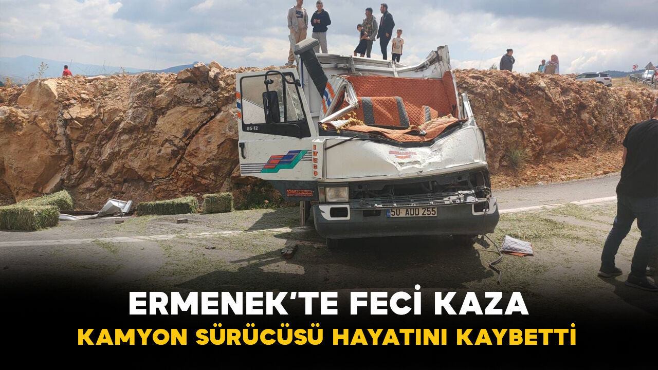 Ermenek’te Kamyonet Bariyerlere Çarptı: 1 Ölü