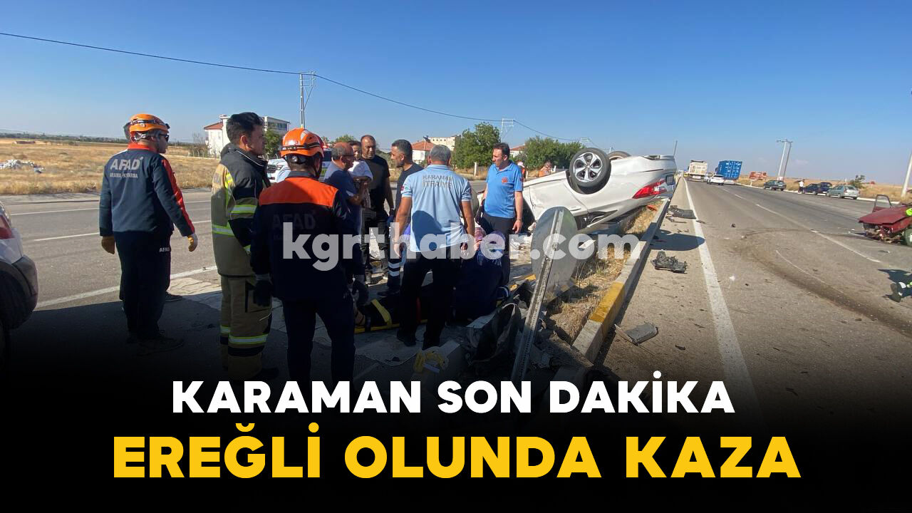 Ereğli Yolunda Can Pazarı: Feci Kazada Sürücü Bacağından Ağır Yaralandı