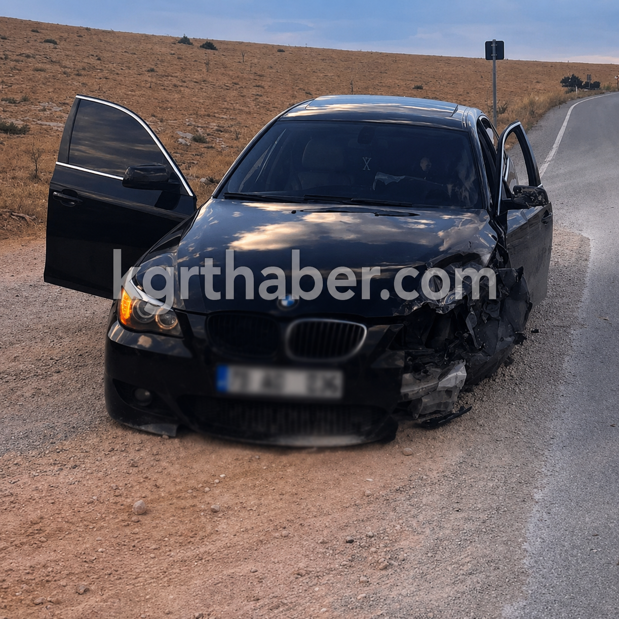 Karamanda 440 Promil Alkollu Surucu Kazaya Sebebiyet Verdi 8 Yarali4