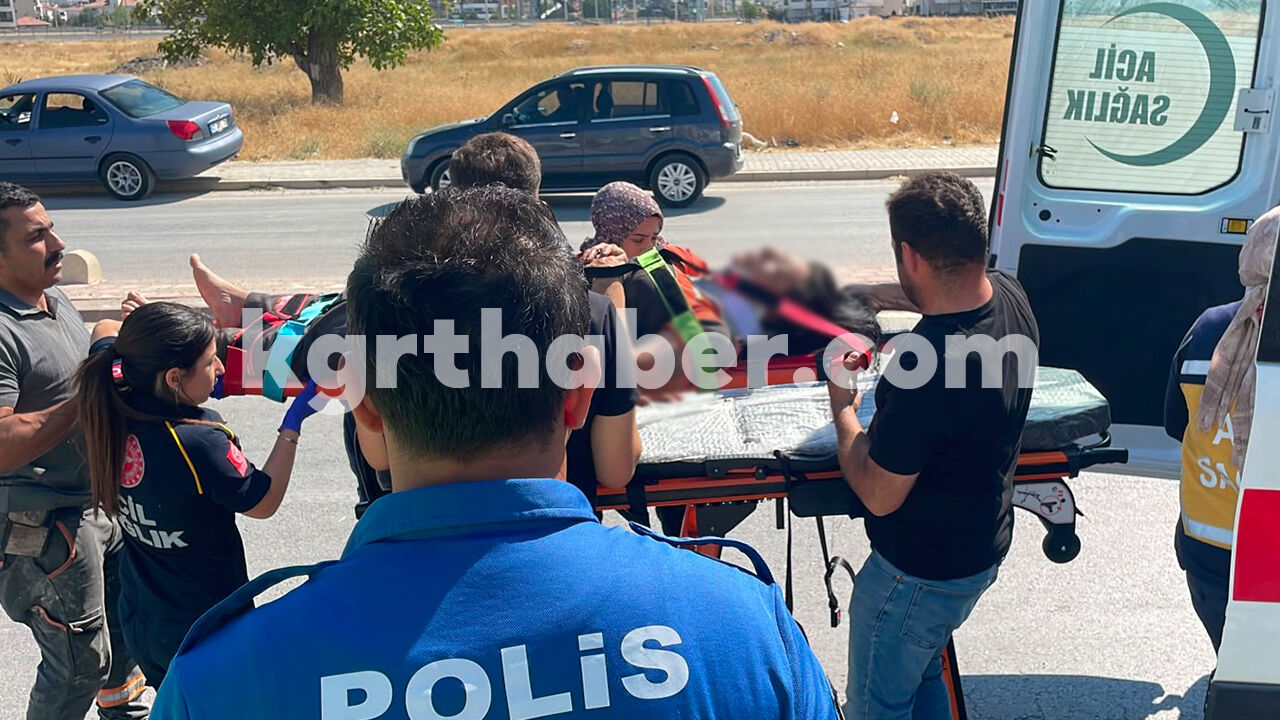 Karamanda Arac Defalarca Takla Atti Kadin Surucu Yarali2
