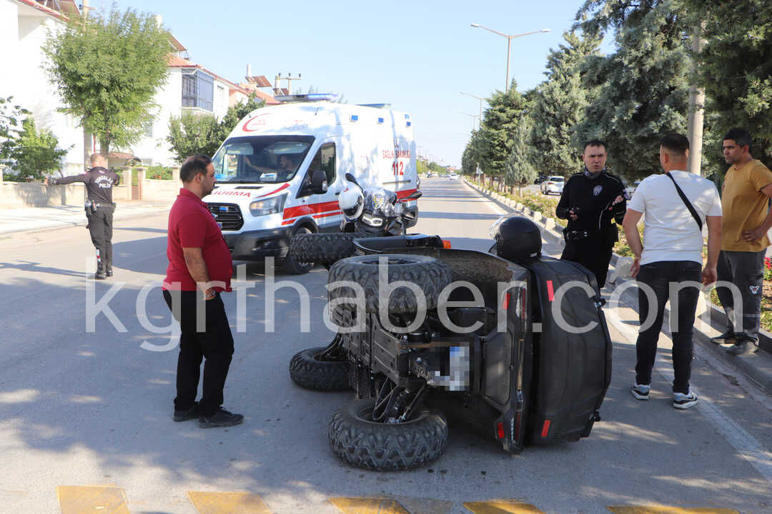 Karamanda Devrilen Atvdeki Anne Ve 6 Yasindaki Oglu Yaralandi2