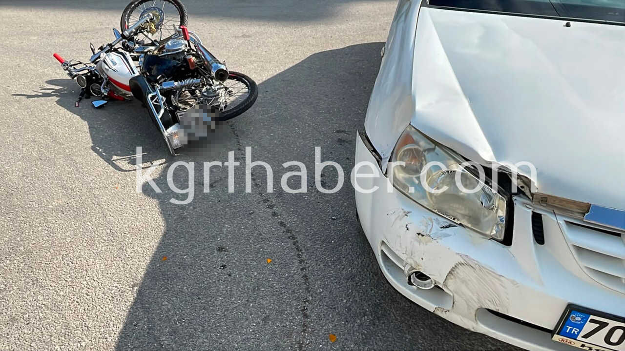 Karamanda Kazada Genc Surucu Yaralandi12