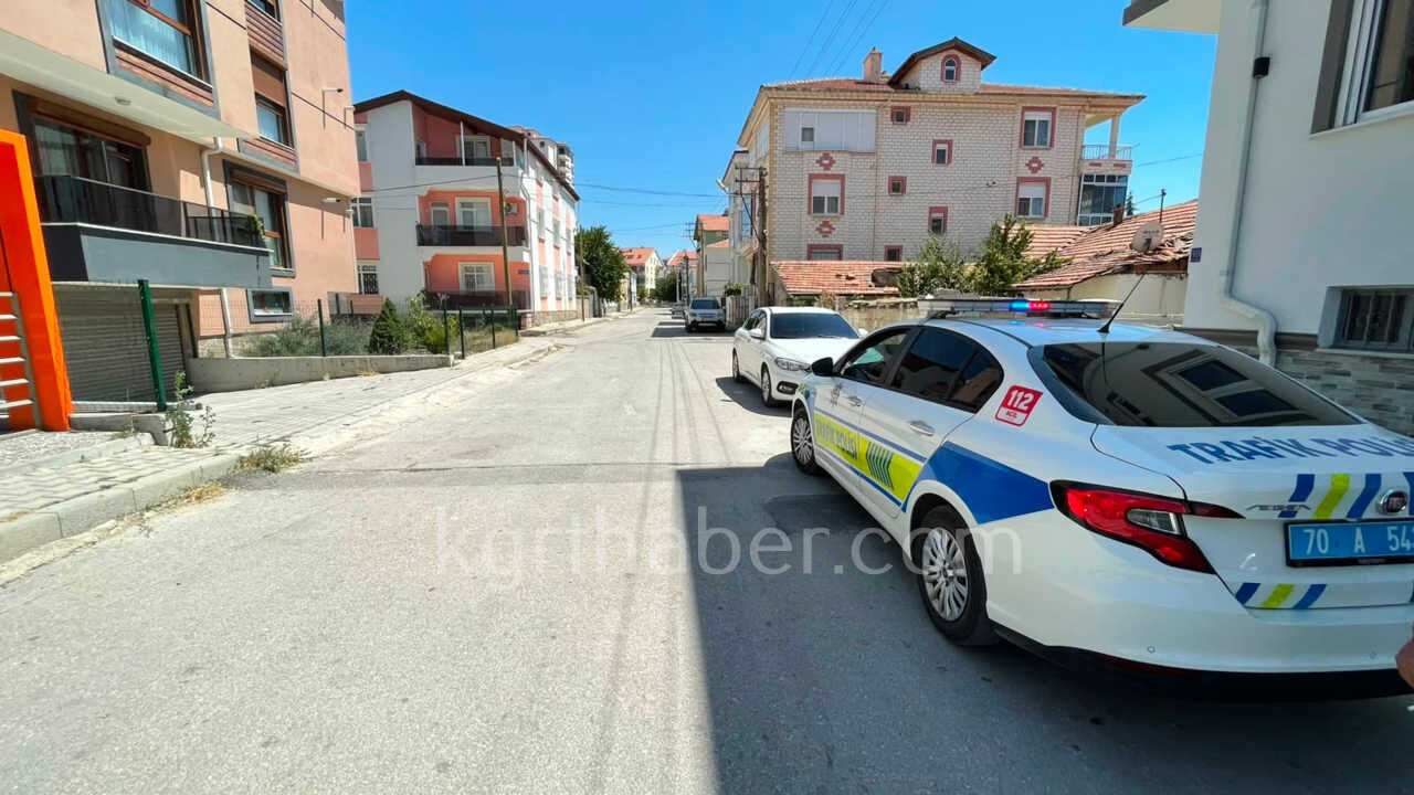 Karamanda Motosikletin Carptigi Cocuk Yaralandi0