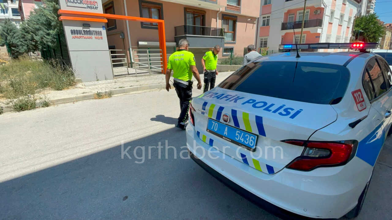 Karamanda Motosikletin Carptigi Cocuk Yaralandi1