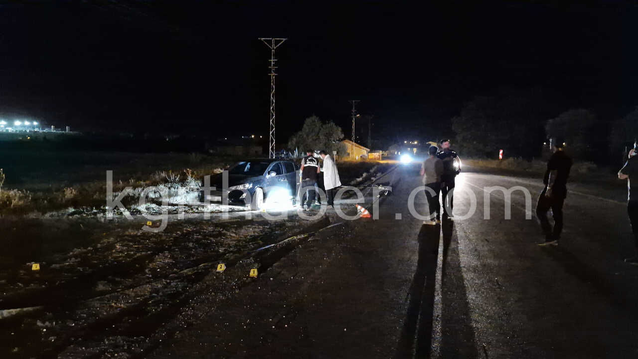 Karamanda Silahli Kavga 1 Kisi Bacagindan Vurularak Yaralandi2