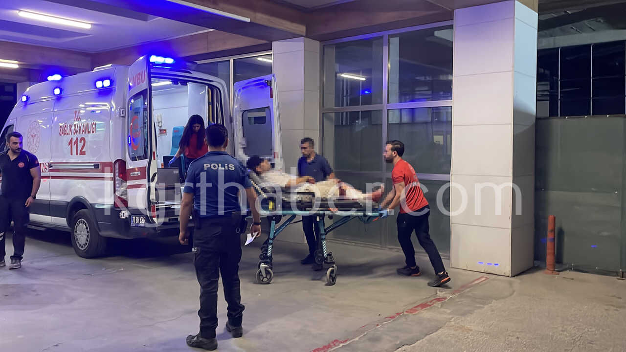 Karamanda Silahli Kavga 1 Kisi Bacagindan Vurularak Yaralandi6
