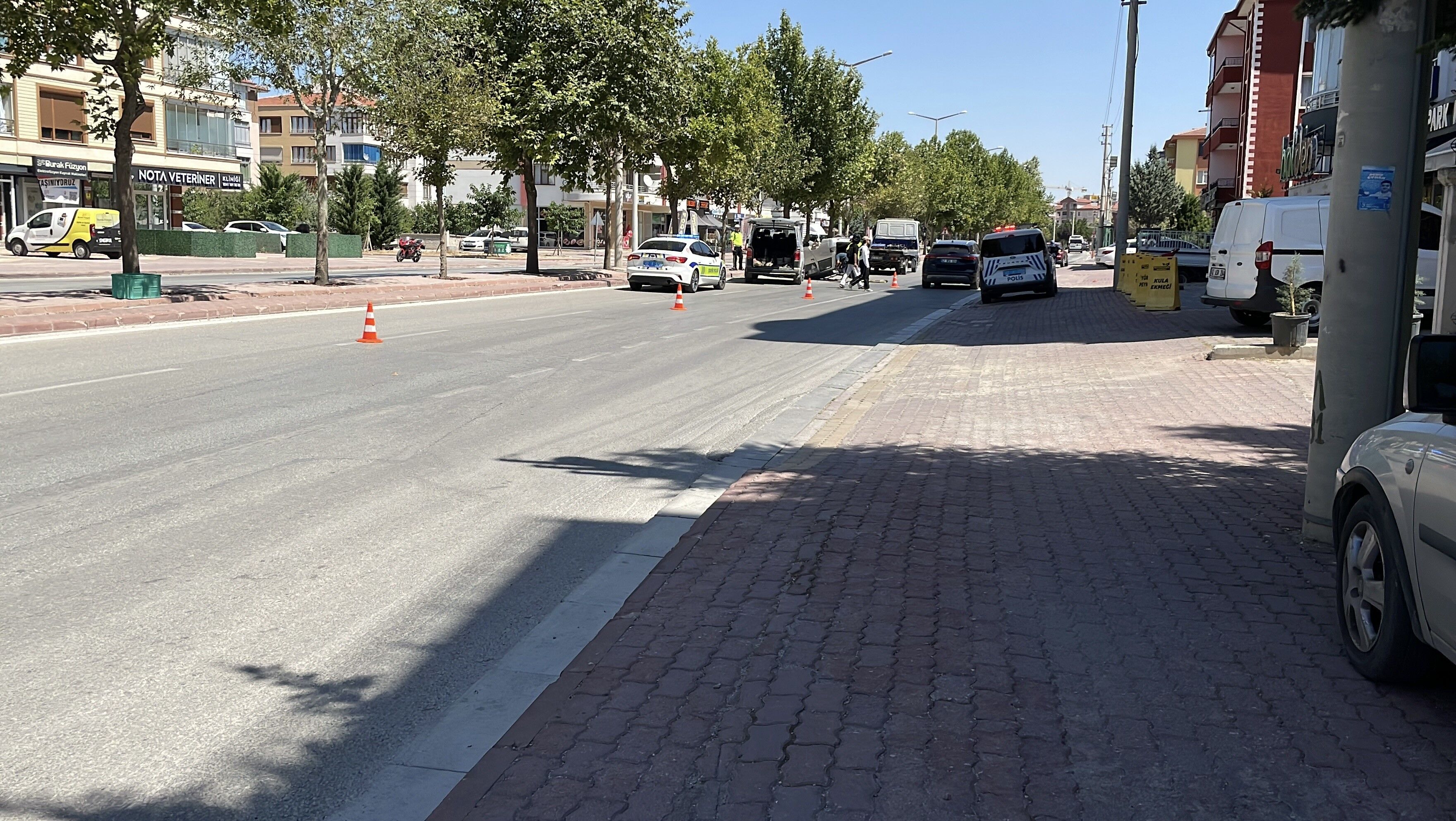 Konyada Takla Atan Otomobilde Korku Dolu Anlar Surucu Yaralandi (3)