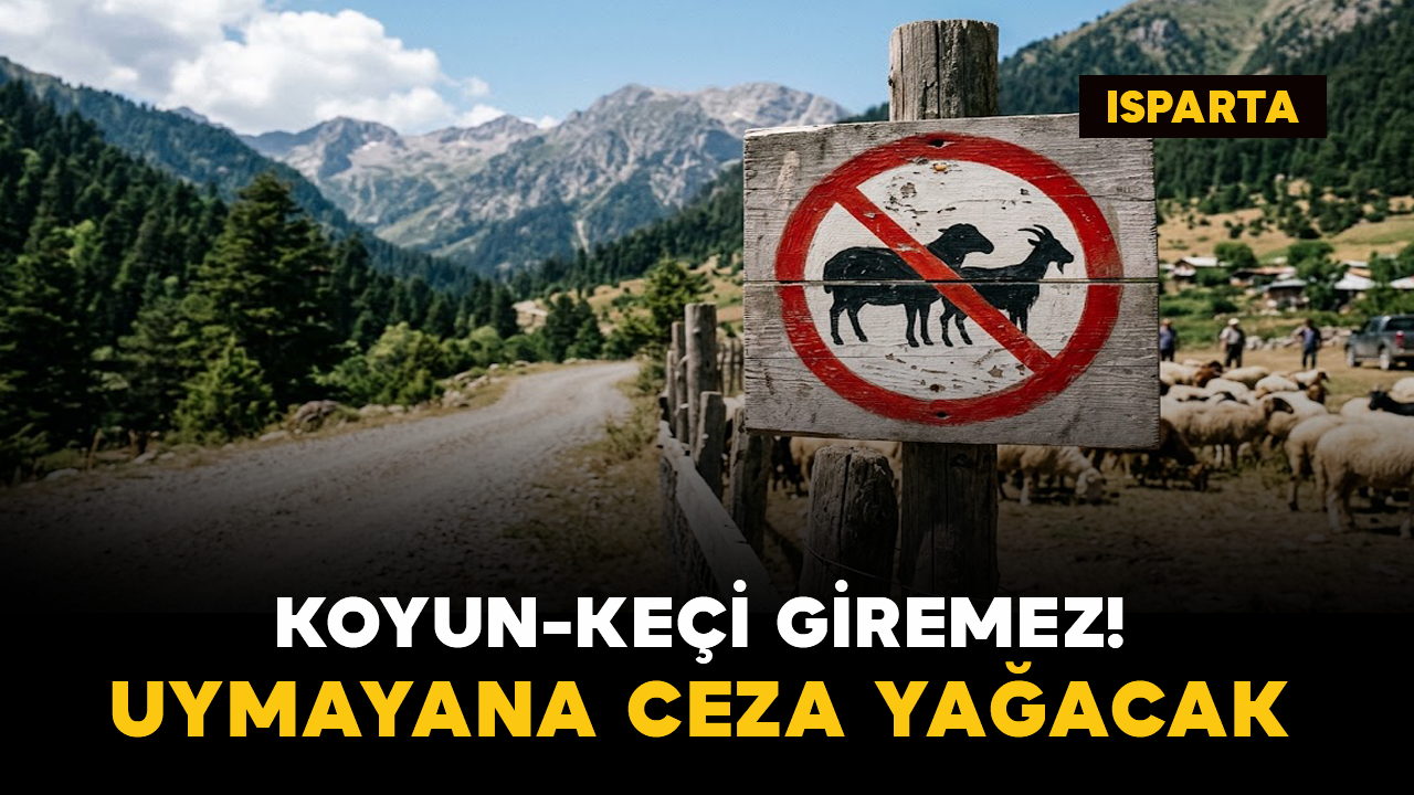 Koyun-Keçi Giremez! Uymayana Ceza Yağacak