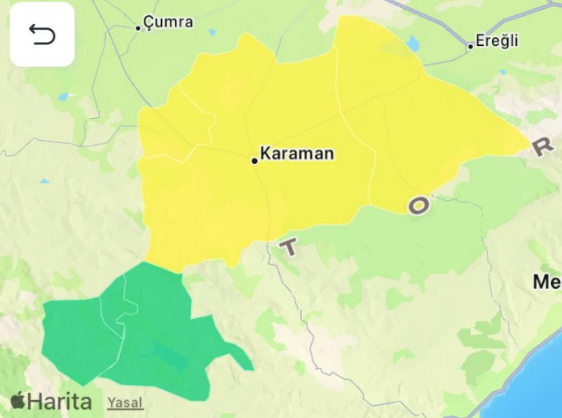 Meteorolojik Uyari Geldi Karamanda Saganak Bekleniyor1