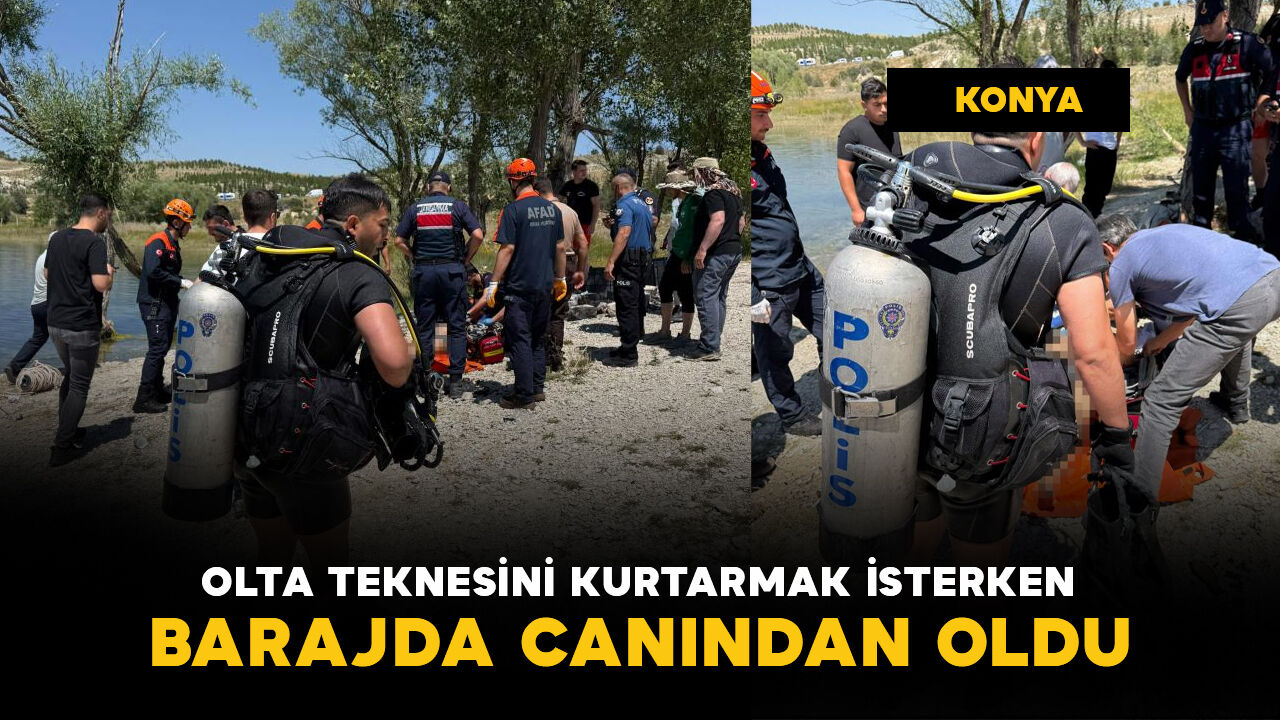 Olta teknesini kurtarmak isterken canından oldu