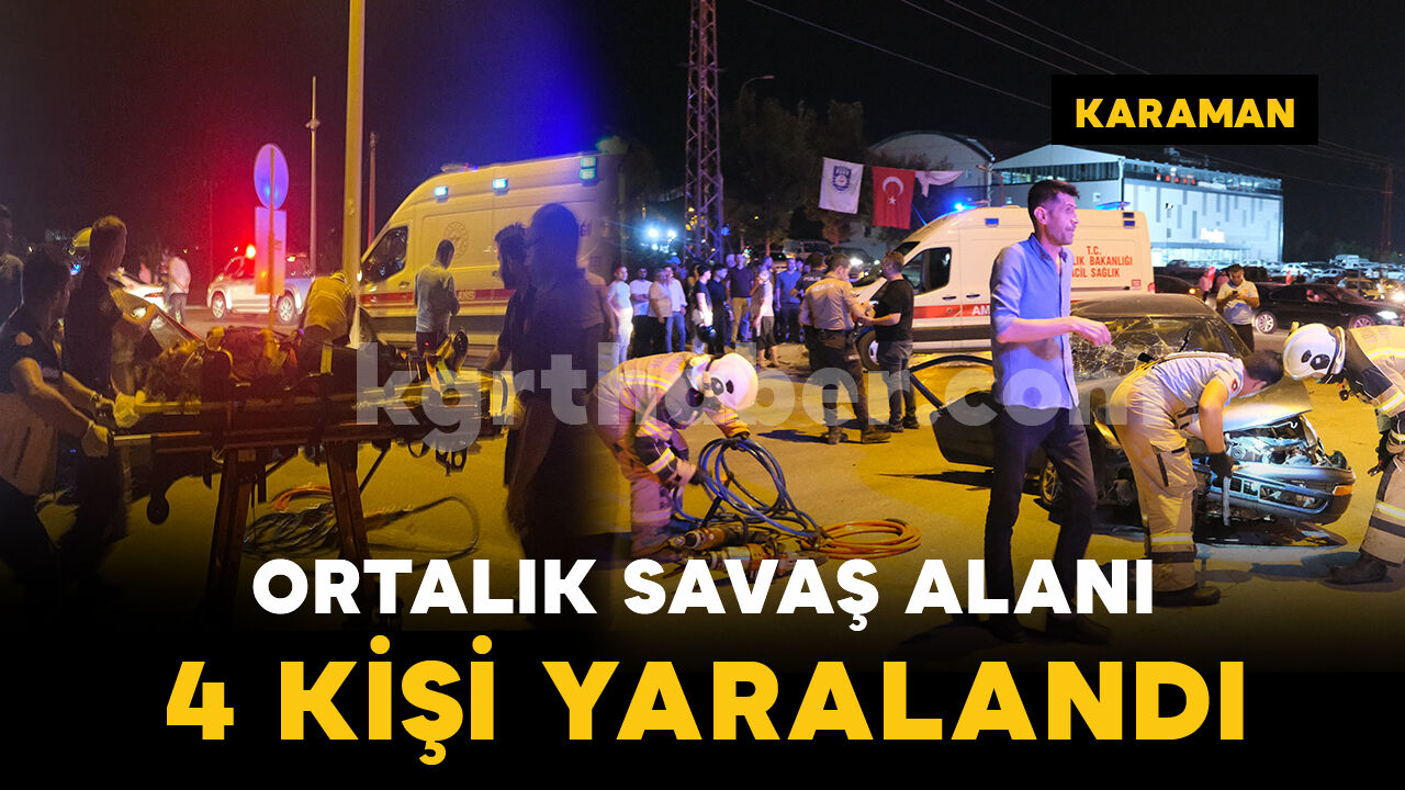 Ortalık savaş alanına döndü: 4 kişi yaralandı
