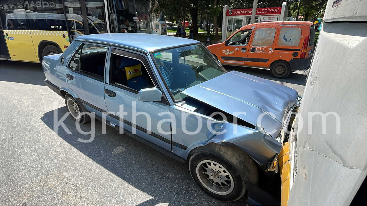 Otomobil Halk Otobusune Arkadan Carpti 1 Yarali6