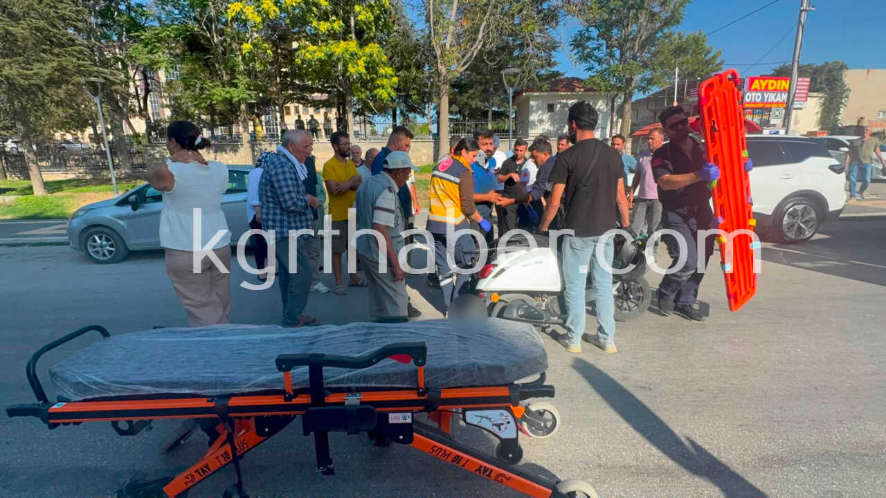 Otomobil Ile Motosikletin Carpistigi Kazada 1 Kisi Yaralandi3
