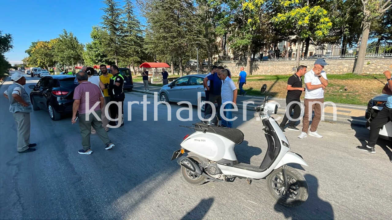 Otomobil Ile Motosikletin Carpistigi Kazada 1 Kisi Yaralandi5