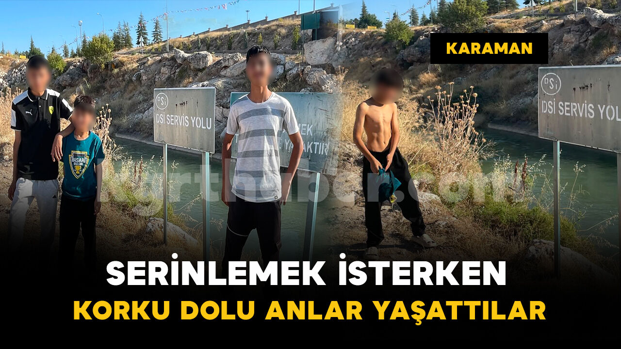 Serinlemek isterken korku dolu anlar yaşattılar: Bakın ne dediler