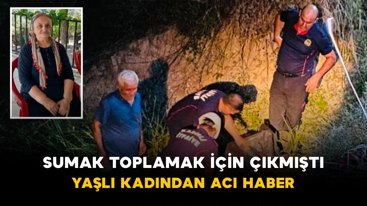 Sumak Toplamak İçin Çıkmıştı: Yaşlı Kadından Acı Haber